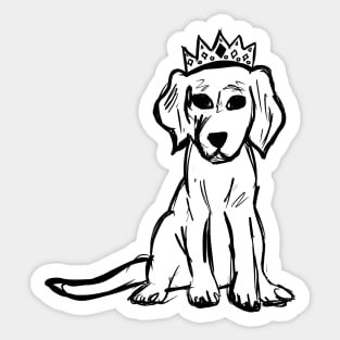 King Dog Sticker